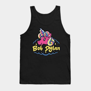 bob dyl and unicorn Tank Top